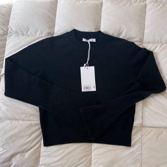 NWT Cashmere Stretch Split Sleeve Sweater by Frame - Picture 5 of 6